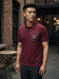 Pocket To Come Here Maroon Polo
