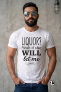 Liquor Yeah White Tee