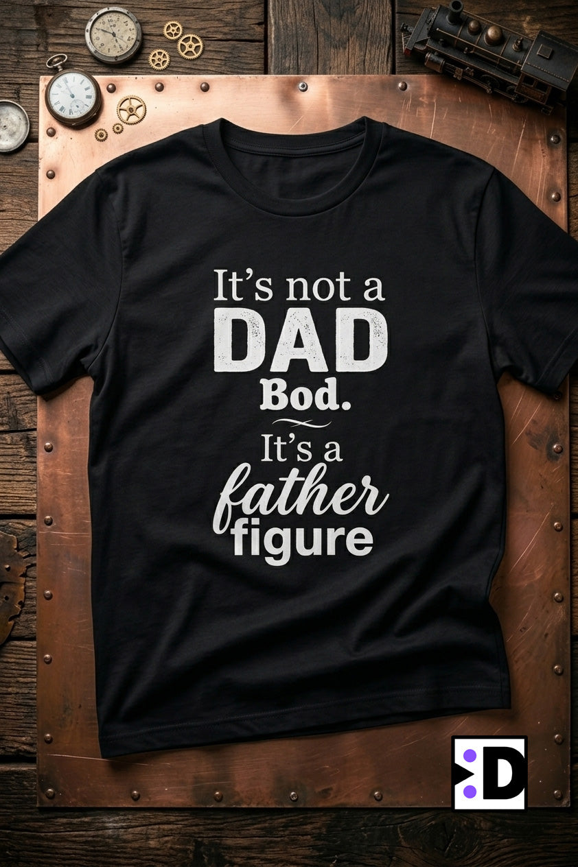 Dad Bod Black Tee