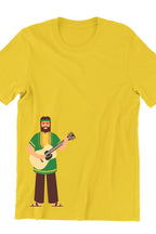 Hippie Music Yellow Tshirt