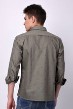 Stylox Men's Regular Fit Full Sleeve Printed Casual Shirt