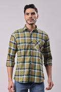 Stylox Regular Fit Full Sleeve Check Casual Shirt For Men's