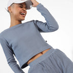 SOLID BLUE CO-ORDS SET