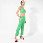 Green Textured Co-Ord Set