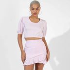 SOLID PINK CO-ORDS SET