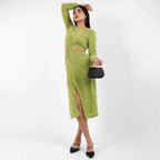 Sherpa Cut-Out Dress