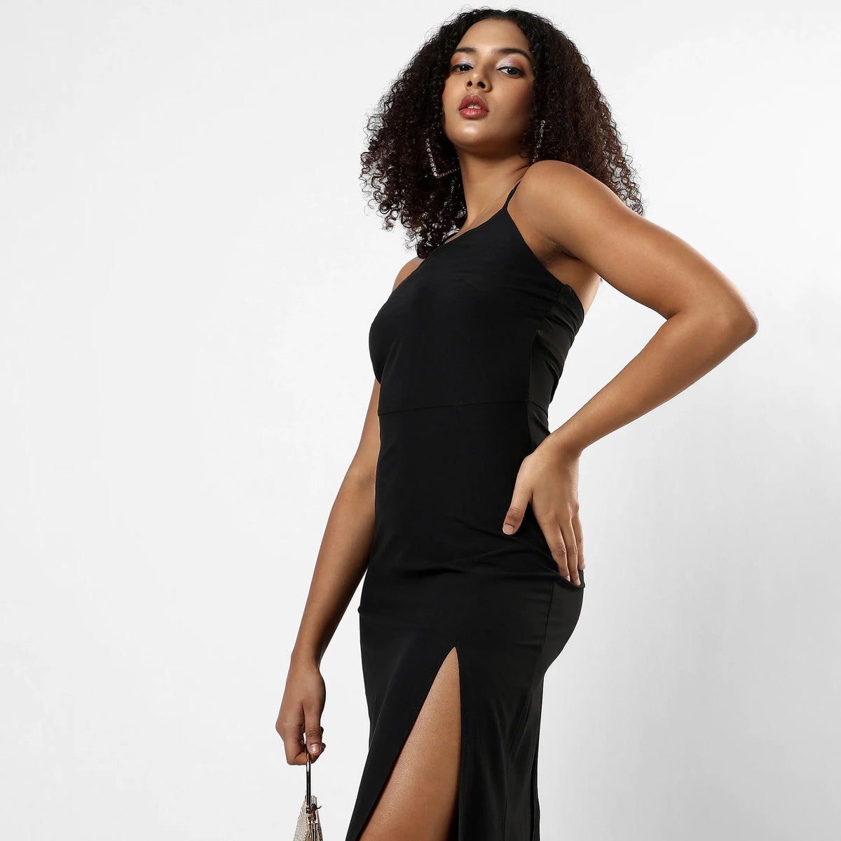 SOLID BLACK DRESS