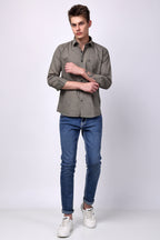Stylox Men's Regular Fit Full Sleeve Printed Casual Shirt