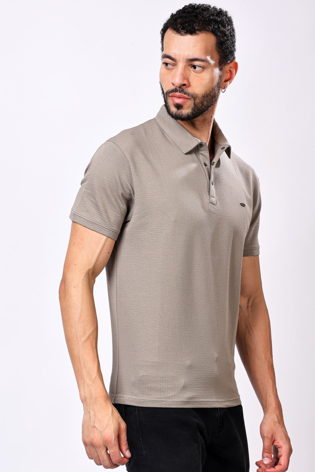 Stylox Men's Half Sleeve Casual Solid T-Shirt