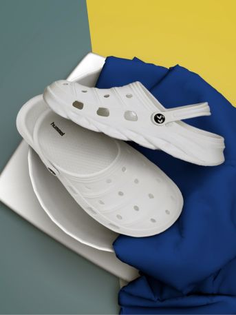 Hummel White Regular Shoes for Men Gym Wear