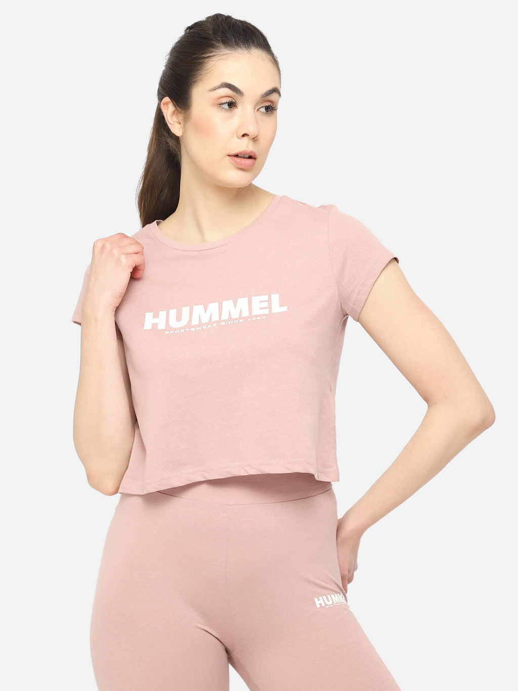 Hummel Purple Regular Shirts for Women Daily Wear