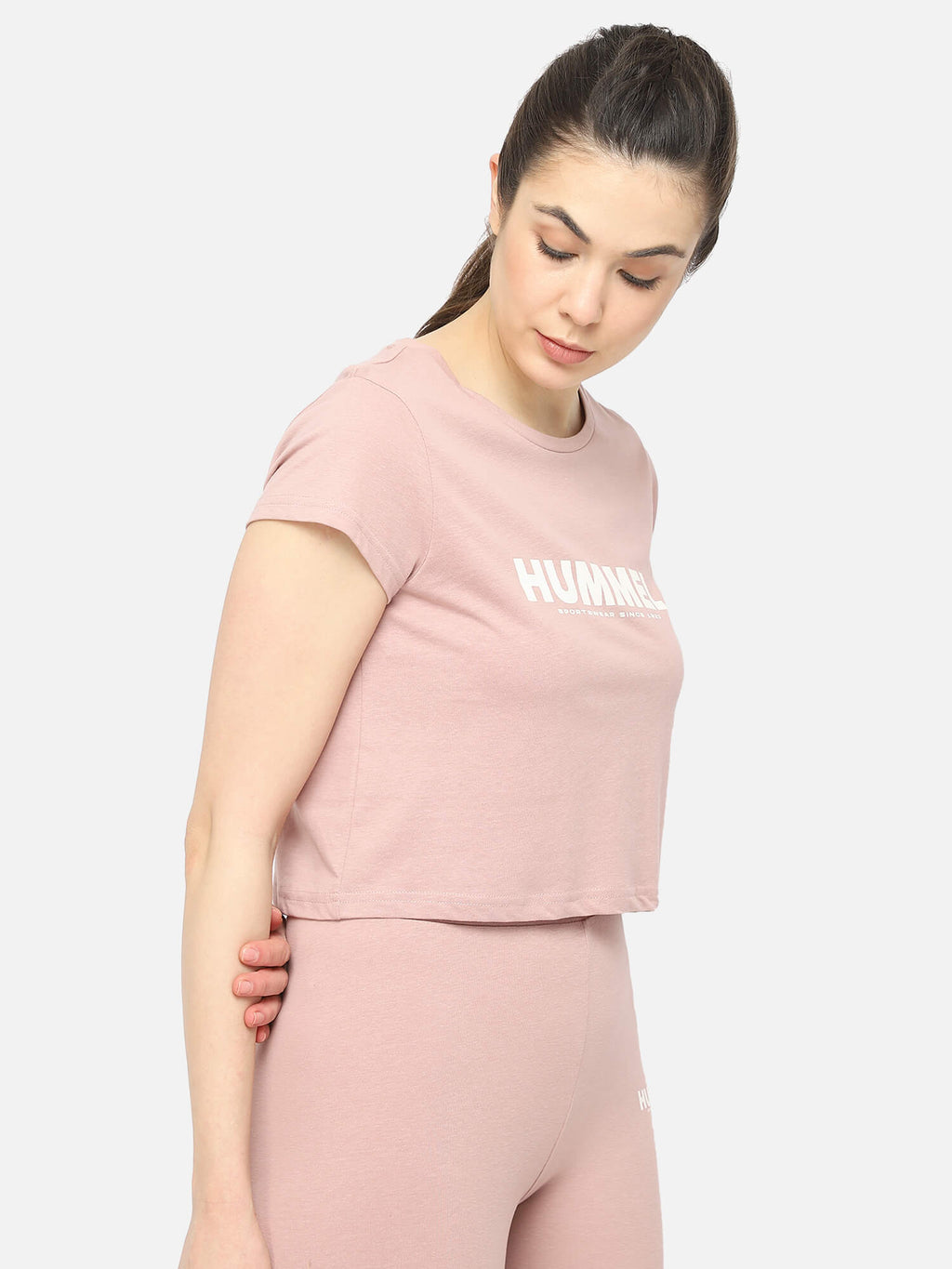 Hummel Purple Regular Shirts for Women Daily Wear