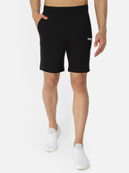 Hummel Black Regular Shorts for Men Gym Wear
