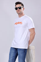 Stylox Men's Round Neck Half Sleeve Printed Casual T-Shirt