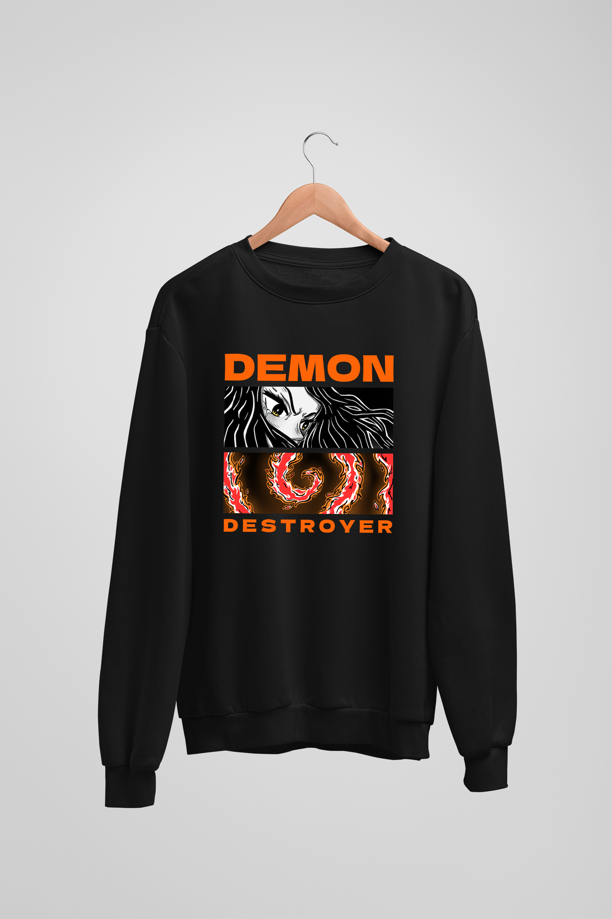 Demon Destroyer Black Sweatshirt