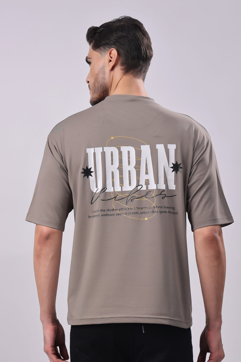 Stylox Men's Round Neck Half Sleeve Printed Casual T-Shirt