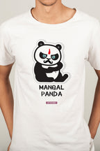 Mangal Panda Graphic T-Shirt White Color