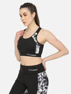 Hummel Black Regular Clothing for Women Gym Wear