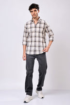 Stylox Regular Fit Full Sleeve Check Casual Shirt For Men's