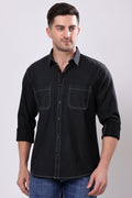 Stylox Full Sleeve Solid Casual Shirt For Men's