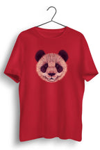 Panda Graphic Printed Red Tshirt