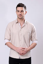 Stylox Full Sleeve Solid Casual Shirt For Men's