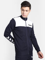 Hummel Blue Regular Jackets for Men Outdoor Wear