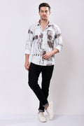 Stylox Men's Regular Fit Full Sleeve Printed Casual Shirt