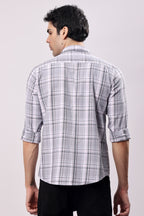 Stylox Regular Fit Full Sleeve Check Casual Shirt For Men's