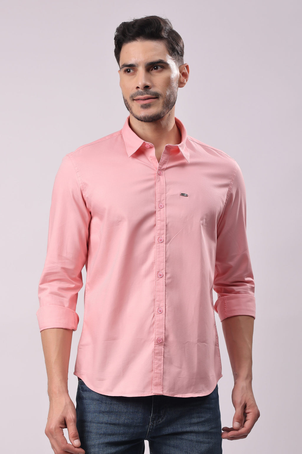Stylox Full Sleeve Solid Casual Shirt For Men's