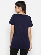 Hummel Blue Regular Shirts for Women Daily Wear