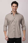 Stylox Regular Fit Full Sleeve Check Casual Shirt For Men's
