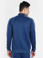 Hummel Blue Regular Jackets for Men Outdoor Wear