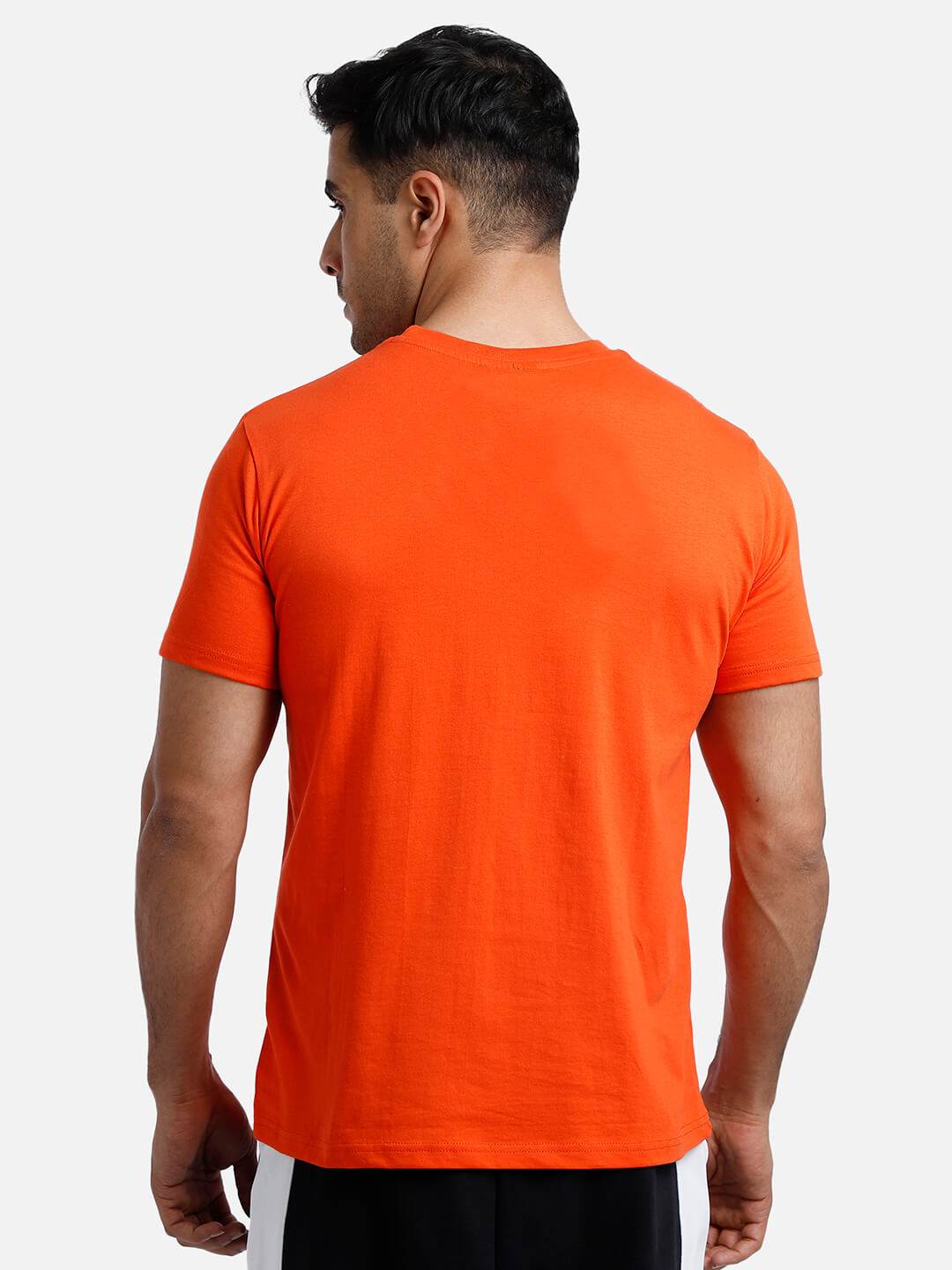 Hummel Orange Regular Shirts for Men Daily Wear