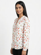 Top Casual White Viscose