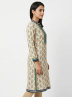 TRISHAA Embroidered & Sequin Tunic Top - Size S