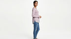 H&M Lavender Relaxed Fit Long Sleeve Top