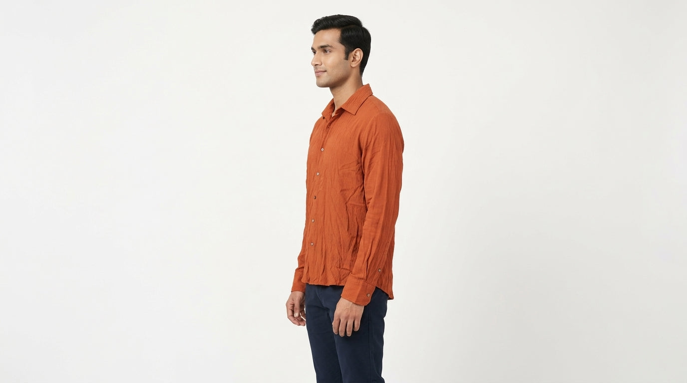 Dl Woman Shirt Casual Orange Viscose