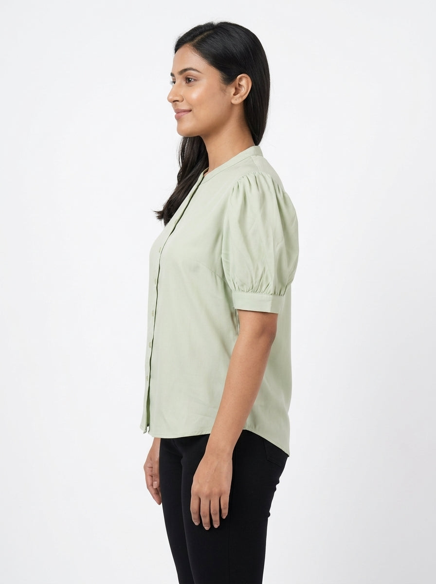 Annabelle Light Green Blouse - Size L