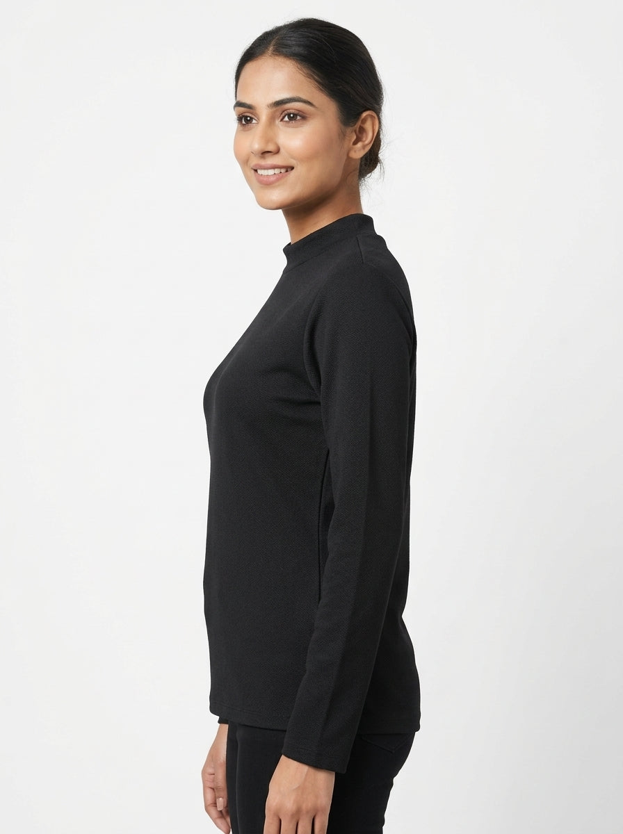 ILLI London Top Casual Black Blended