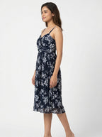 Dress Casual Navy Polyester