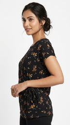 Denim Jeans & Casual Top Black Viscose