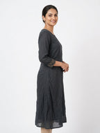 Kurti Casual Charcoal Viscose