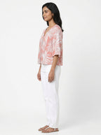 ONLY Top Casual Coral Viscose & Polyester