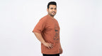 Juneberry T-Shirt Streetwear Tan Cotton & Blended
