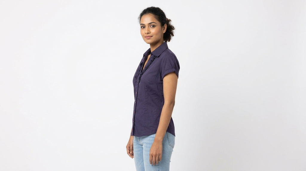 Wardrobe Women's Dark Purple Blouse