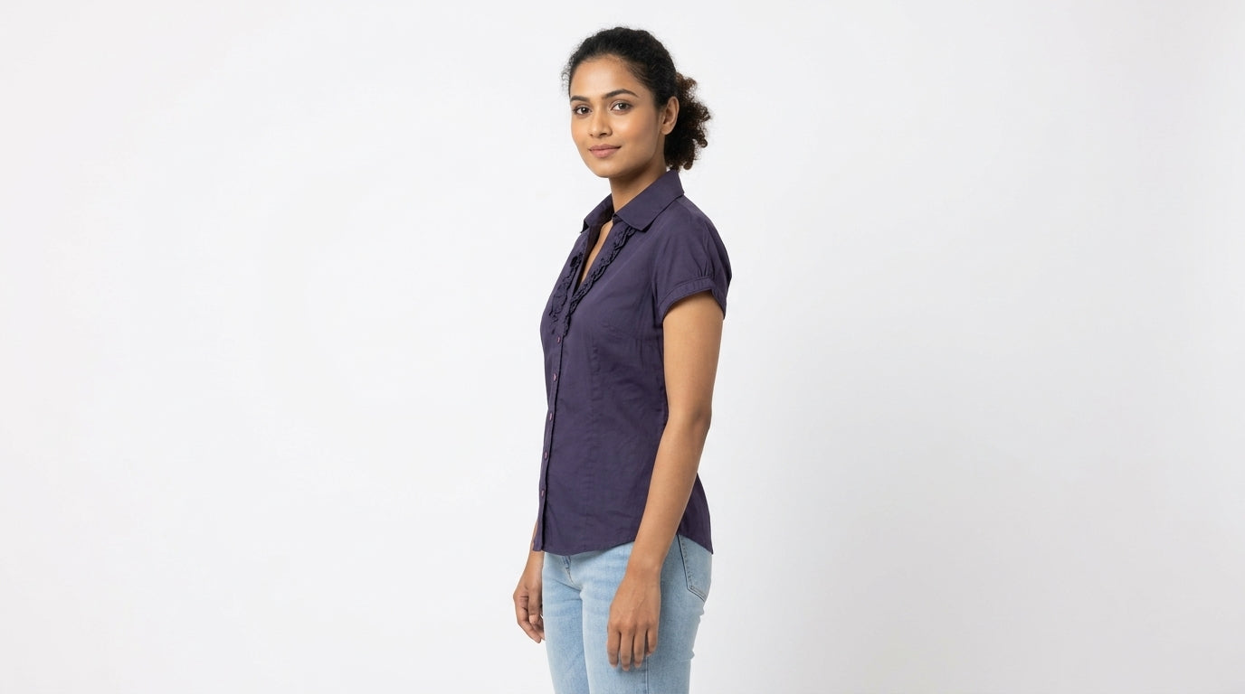 Wardrobe Women's Dark Purple Blouse