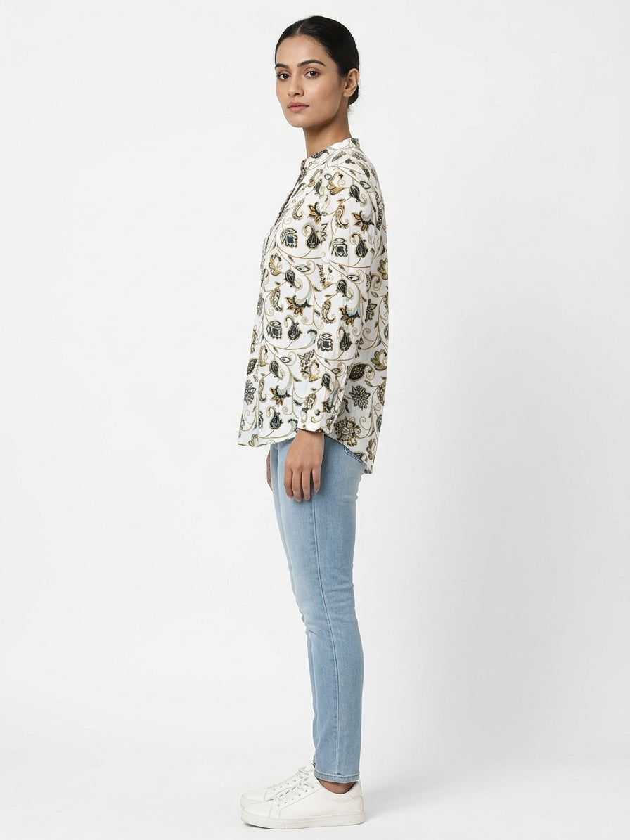 Cottonworld Top Casual White
