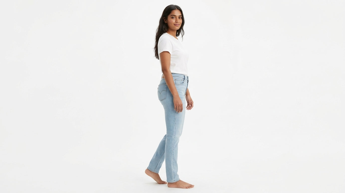 Light Blue Washed Denim Jeans