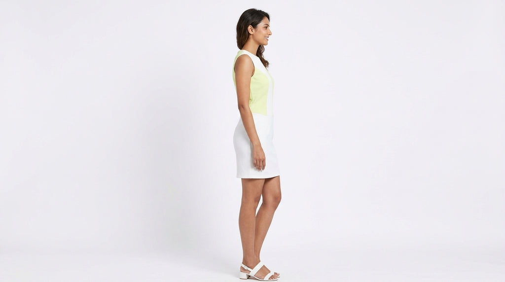 Women's Colorblock Sleeveless Mini Dress
